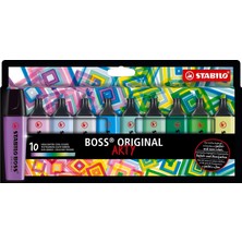 Store Boss Orıgınal Arty - Fosforlu Kalem - 10'lu Paket - 10 Farklı Soğuk Renkler