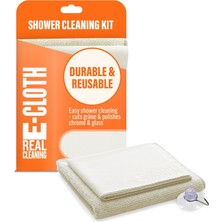 Store Shower Cleaning Pack Duş Temizleme Seti, Mikrofiber, Fildişi, Eco Ambalaj