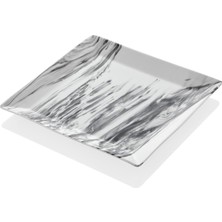 Store Setabianca Mermer Görünümlü 4lü Servis Tabağı 24 cm