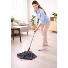 Store Mikrofiber Havlu Mop Yedek Uç - 3'lü Mikro Fiber Yer Temizlik Paspas Seti