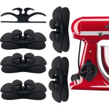 Store Ev Aletleri Için Kordon Düzenleyici 6 Adet Mutfak Aletleri Için Kordon Sarmalayıcıları Küçük Ev Aletleri Için Süper Yapışkan Yapışkanlı Stand Mikser, Blender, Kahve Makinesi, Düdüklü Tencere