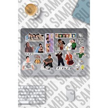 Store Friends Temalı Sticker Etiket Seti 2 - Laptop Notebook Telefon
