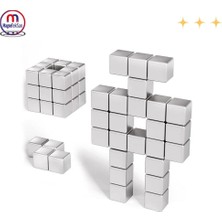 Store Mns Güçlü Neodyum Mıknatıs Küp 5X5X5 mm (90 Adet)