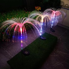 Store Avatar Denizanası Solar Bahçe Lambası Rgb Renk Değiştiren Güneş Enerjili LED Dekoratif Çim Aydınlatma Tekli
