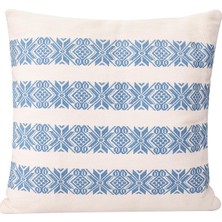Store Chantilly Mavi Dokuma Pamuk Yastık 50X50CM