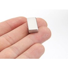 Store Mns 20X10X5 mm Neodyum Mıknatıs, Çok Güçlü Dikdörtgen Neodymium Magnet - 4 Adet Set