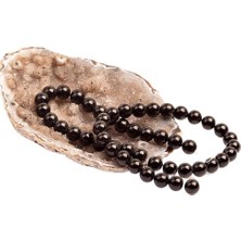 Obsidyen Taşı Dizi Kolye (8 Mm)