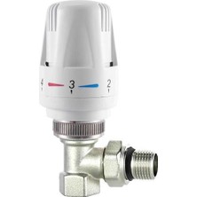 Termostatik Radyatör Vanası Köşe Tip 1/2'' KVN111