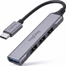 Store 4 Portlu Type-C To USB 3.0 + 3*usb 2.0 Çoklayıcı Dönüştürücü USB Hub