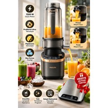 Philips Flip&juice 1500W Blender ve Meyve Sıkacağı + Mutfak Tartısı Hediyeli