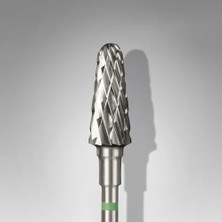 Yeşil Frustum Çelik Manikür Freze Ucu FT70G060/14