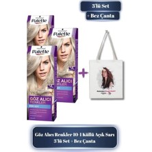 10-1 Küllü Açık Sarı X3 Göz Farı Çantası