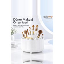 Blackstar 360 Derece Dönebilen 5 Bölmeli Makyaj Fırçası Organizeri-Makyaj Organizeri