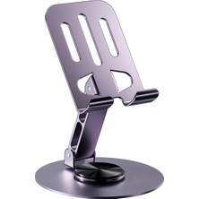 Store Telefon Tutucu Masaüstü Telefon Tablet Standı Yüksek Kalite Metal Katlanabilir 360 Dönen Ayarlı S013