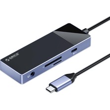 Store Type-C PD100W 4K 30Hz HDMI 3.5mm Jak Sd Tf Kart Okuyucu 3 USB Portlu Hub Çoklayıcı
