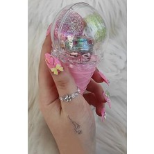 Glitter Jel Far Simli ve Kalpli Lipgloss Serisi Set, SERASHINEGOZFARI162