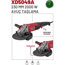 Retools XD5049A 230 mm 2000 W Avuç Taşlama (Taş Motoru)