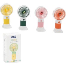 Csl Cs-38 Şarjlı Mini Fan Yeşil