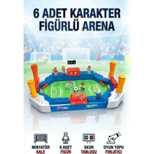 Farbu Oyuncak Skor Tablolu ve Kontrol Kollu Mini Futbol Arenası –masaüstü Futbol Oyunu