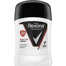 Erkek Terlemeyi Önleyici Deodorant Çubuk, 48 Saat Ter ve Koku Koruması, Antibakteriyel + Görünmez, Motionsense Teknolojisi Ile, 10X Koruma, %0 Alkol, 40G