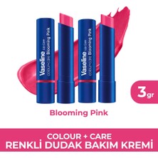 Vaseline Colour Care Renkli Dudak Bakım Kremi Blooming Pink x 2 Adet