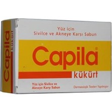 Capila Kükürt Sabun 90 gr Yağlı Yüz için Sabun