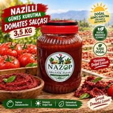 Nazop Domates Salçası Nazilli Güneş Kurutma 3,5 Kg.