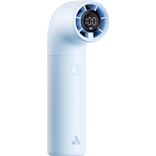 Aecooly PH02-A Aero Serisi Dijital LED Göstergeli Portatif Soğutucu El Fanı Mavi
