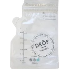 Anne Sütü Saklama Çantası, 50 Adet, Çift Fermuarlı, Büyük Kapasiteli, Bpa Içermez, Önceden Sterilize Edilmiş, 240 ml