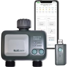 Bahçe Sulama Kontrol Cihazı, Wifi Hub, 2 Çıkışlı, Ipx5 Su Geçirmez, Otomatik Sulama Zamanlayıcısı