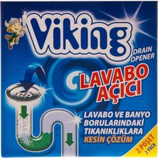Viking Lavabo Açıcı 100 gr Etkili Tıkanıklık Giderici Özelliği ile Temizlik Ürünü