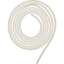 Şarj Aleti Kablosu Için White Pearl Spiral Kordon Koruyucu Kılıf