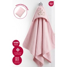 Bebekevi Kapüşonlu Bebek Banyo Havlusu %100 Pamuk Bebek Havlu Oeko-Tex® Havlu Kundak