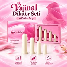 Multi Trendy Vajinal Dilatör Seti 4 Farklı Boy Vajinismus Egzersiz Aparatı Gizli Kargo