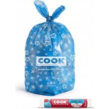 Jumbo Boy Çöp Torbası 80 x 110 Cm, 7 Adet/rulo