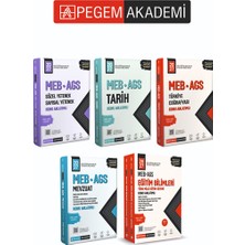 Pegem Akademi Yayıncılık PEGEM AKADEMİ 2027 MEB-AGS Konu Anlatımlı Seti (6.Kitap)