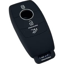 Anahtar Mercedes Smart Anahtar Silikon Anahtar Kılıfı Black