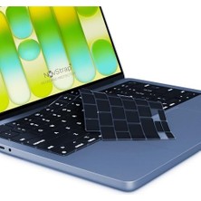 MacBook Neo 13 Inç A18 Çip A3404 Için Siyah Türkçe Q Klavye Kılıfı