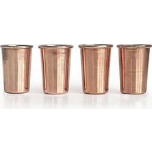 Bakır Shot Bardağı 30 ml 4'lü Set