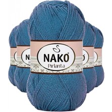 Pileli Store 5 Adet Pırlanta Amigurumi El Örgü Ipi Yünü Turkuaz 3409 - Nako Mudanis