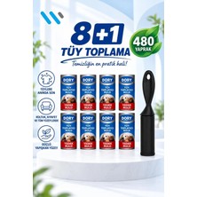Dory Tüy Toplayıcı + 8 Yedek Rulo Ergonomik Tasarımlı Pratik Kullanım için Etkili Temizlik
