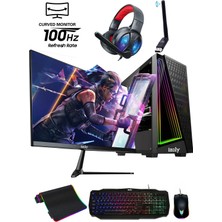 İzoly Avatar Ryzen 5 5500 32GB 256GB SSD 1TB HDD RX 550 4GB 24" Oyuncu Oem Seti