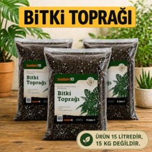 Organik Cocopeat (5x3=15 Litre) Perlit Pomza Karışımlı Genel Bitki Çiçek Saksı Bahçe Toprağı Toprak