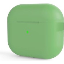 Apple Airpods Pro 2 Uyumlu Standart Silikon Kılıf, Açık Yeşil