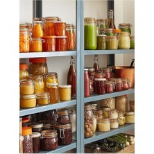 Super Terrines Klipsli/contalı Cam Kavanoz 125 ml