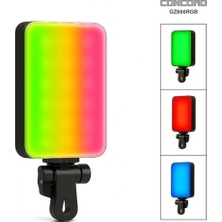 Concord Şarjlı Çok Fonksiyonlu Ürün Çekim Işığı Rgb Softbox Fotoğraf Stüdyo Aydınlatması 1200 Mah Type-C