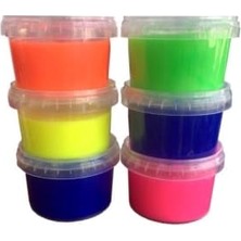 Papatyampartievi Büyük Boy Baba Slime - 6'lı Set Sarı