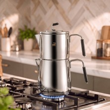 Karaca Powersteel 316+ Splender Midi Çaydanlık Takımı 1,1l & 2l