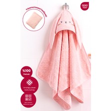 Bebekevi Kapüşonlu Bebek Banyo Havlusu %100 Pamuk Bebek Havlu Oeko-Tex® Havlu Kundak
