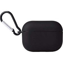 Apple Airpods Pro ile Uyumlu Airbag Silikon Kılıf Siyah